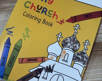 Mi libro para colorear de la iglesia de Orthodox Icon Friends