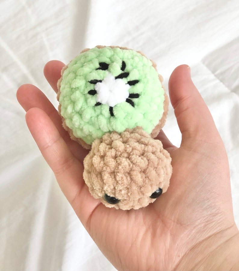 5-in-1 Mini FruiTurtle PDF Digital CROCHET PATTERN in English crochet turtles, turtle pattern, crochet fruit turtle image 5