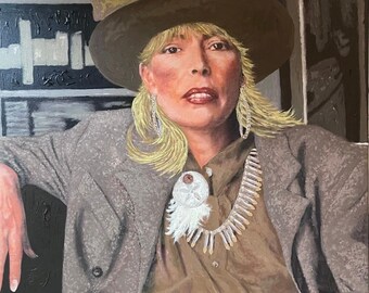 Giclee firmado a mano: Reina Joni