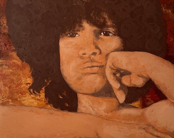 Acrílico original: "Slash" a los 8 años