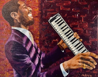 Pintura acrílica original: Jon Batiste