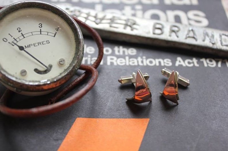 Sunderland Newcastle Stunning Hand Made Industrial /'Shipyard/' Cufflinks Genuine UK Industry Art Piece