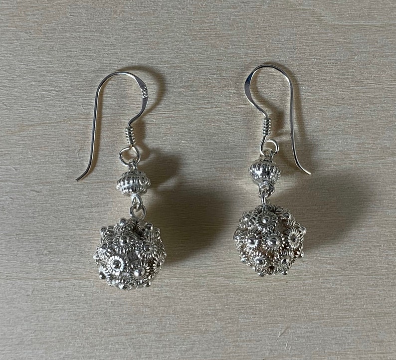 Handcrafted Artisan Jewelry Silver Earrings Laos Jewelry | Etsy