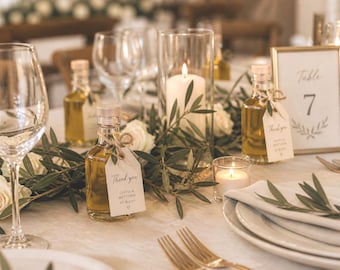 Gourmet Olive Oil Party Favors | Mini EVOO Bottles for Weddings, Showers & Special Occasions | Tags and Decor Not Included