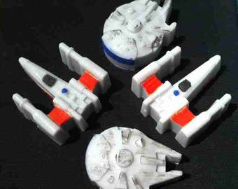 Hand-painted glycerin Star Wars Soaps, set of two