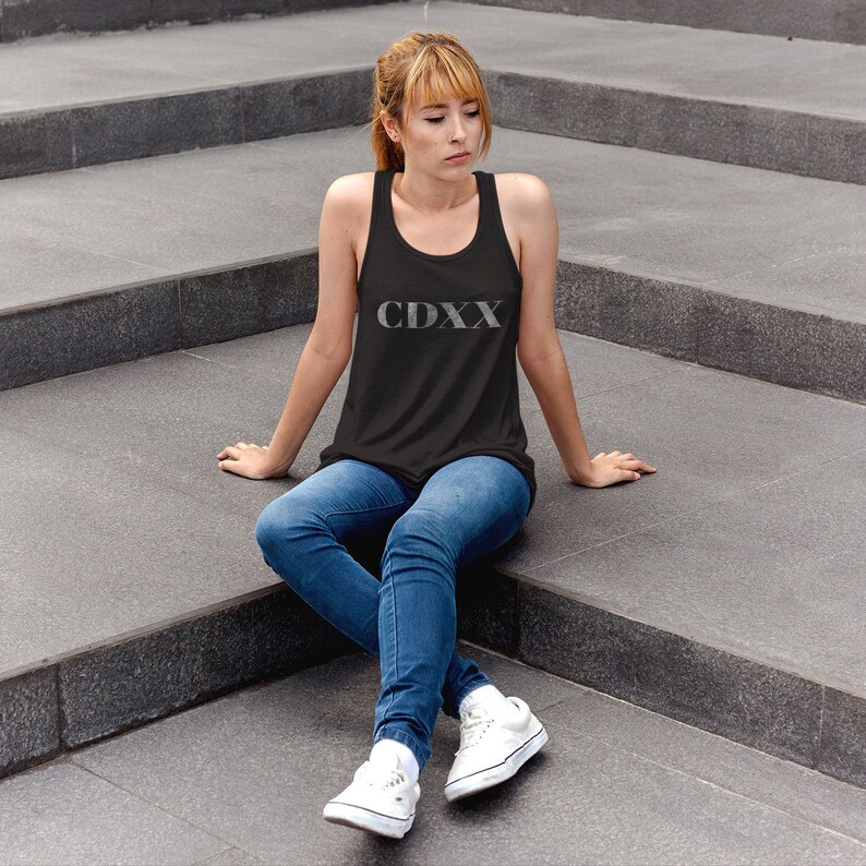 CDXX 420 in Roman Numerals Women's Tank Top | Etsy