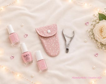 Elegant nail care case – perfect for manicures and pedicures on the go