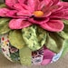 Handmade Tuffet With Flower Topper - Etsy