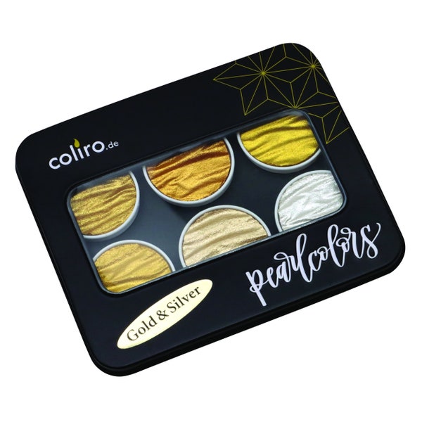 coliro "Gold & Silver" Pearlcolor Set C600 - metal case