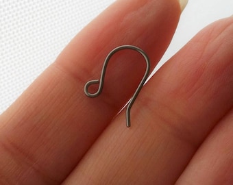 Titanium Earring Hooks: Hypoallergenic Wire Findings, Sensitive Ears