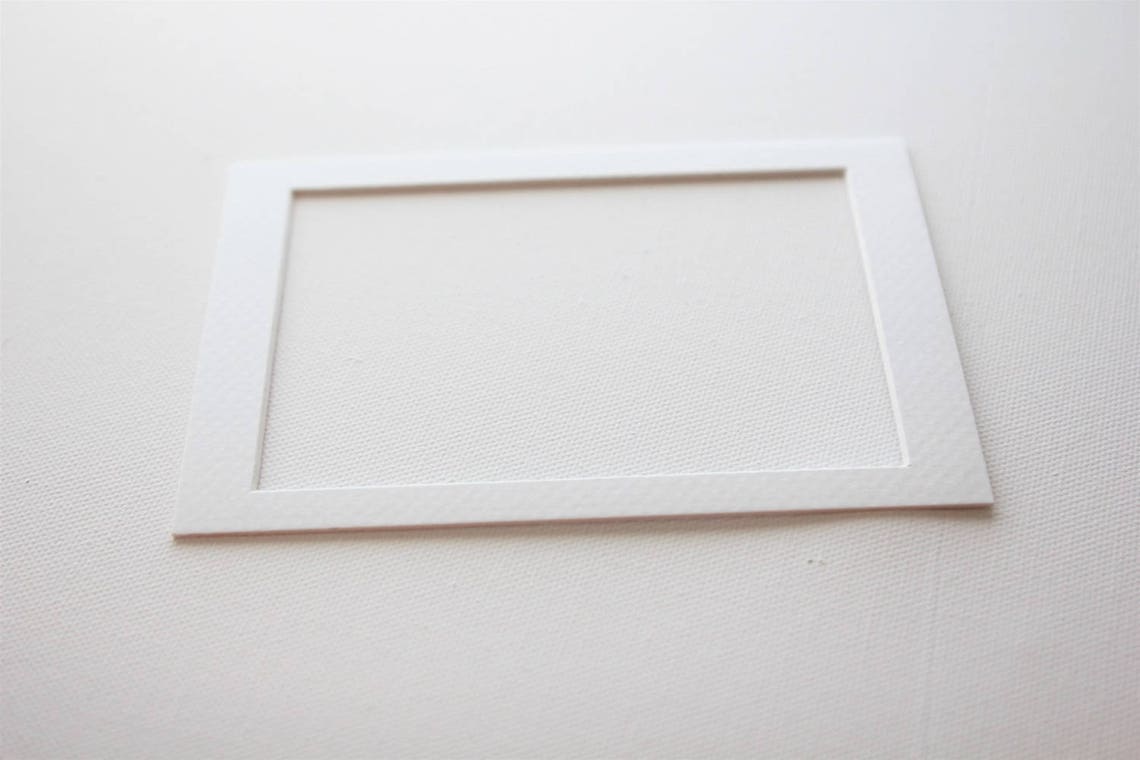 Acid Free White Mat Beveled Paper 4x6 Inch Photo Art Mats Etsy Australia