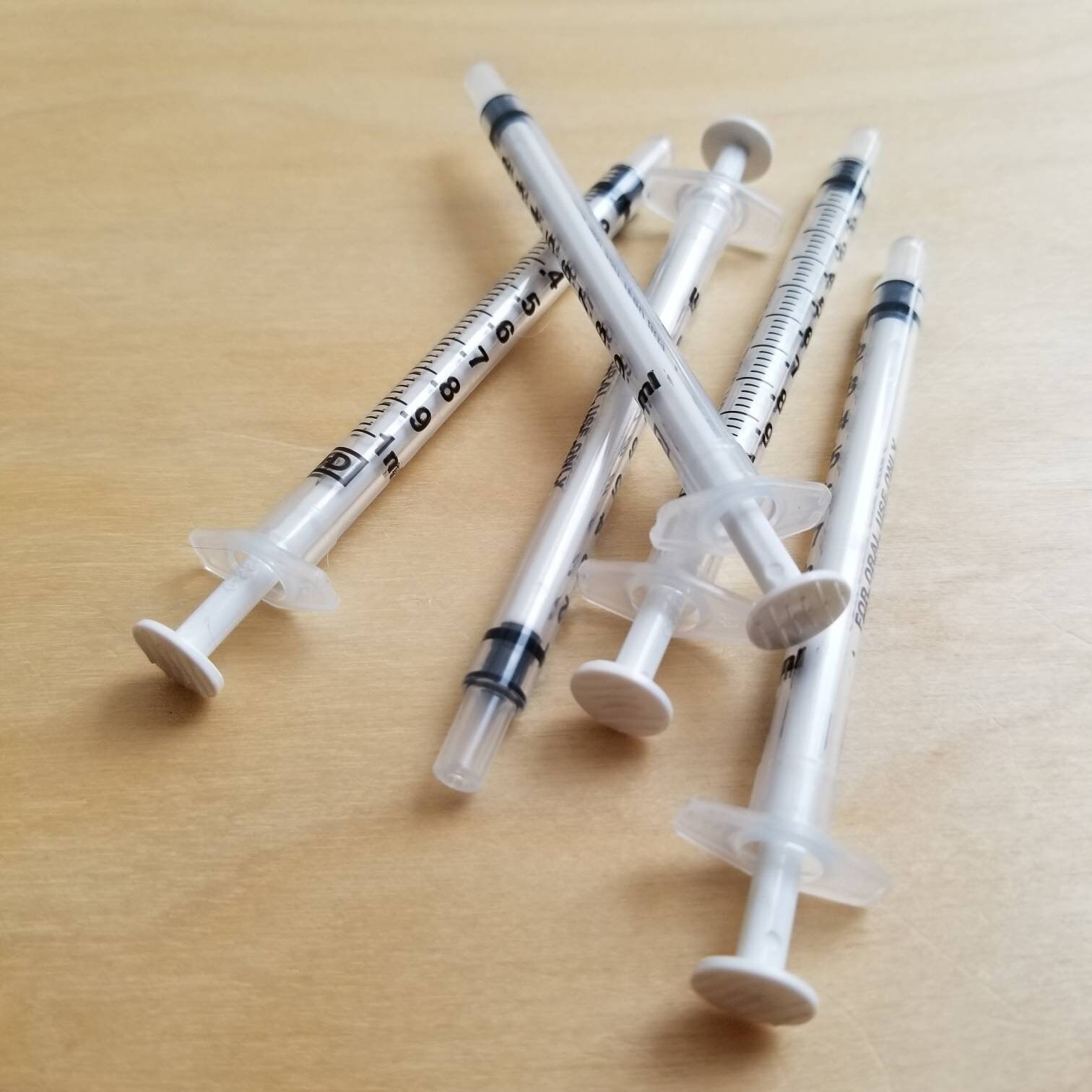 Small 1 ml syringes with cap stoppers food grade SALE 50 Etsy