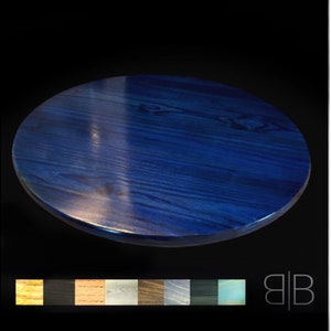 Plato giratorio azul oscuro, centro de mesa azul marino, decoración azul océano