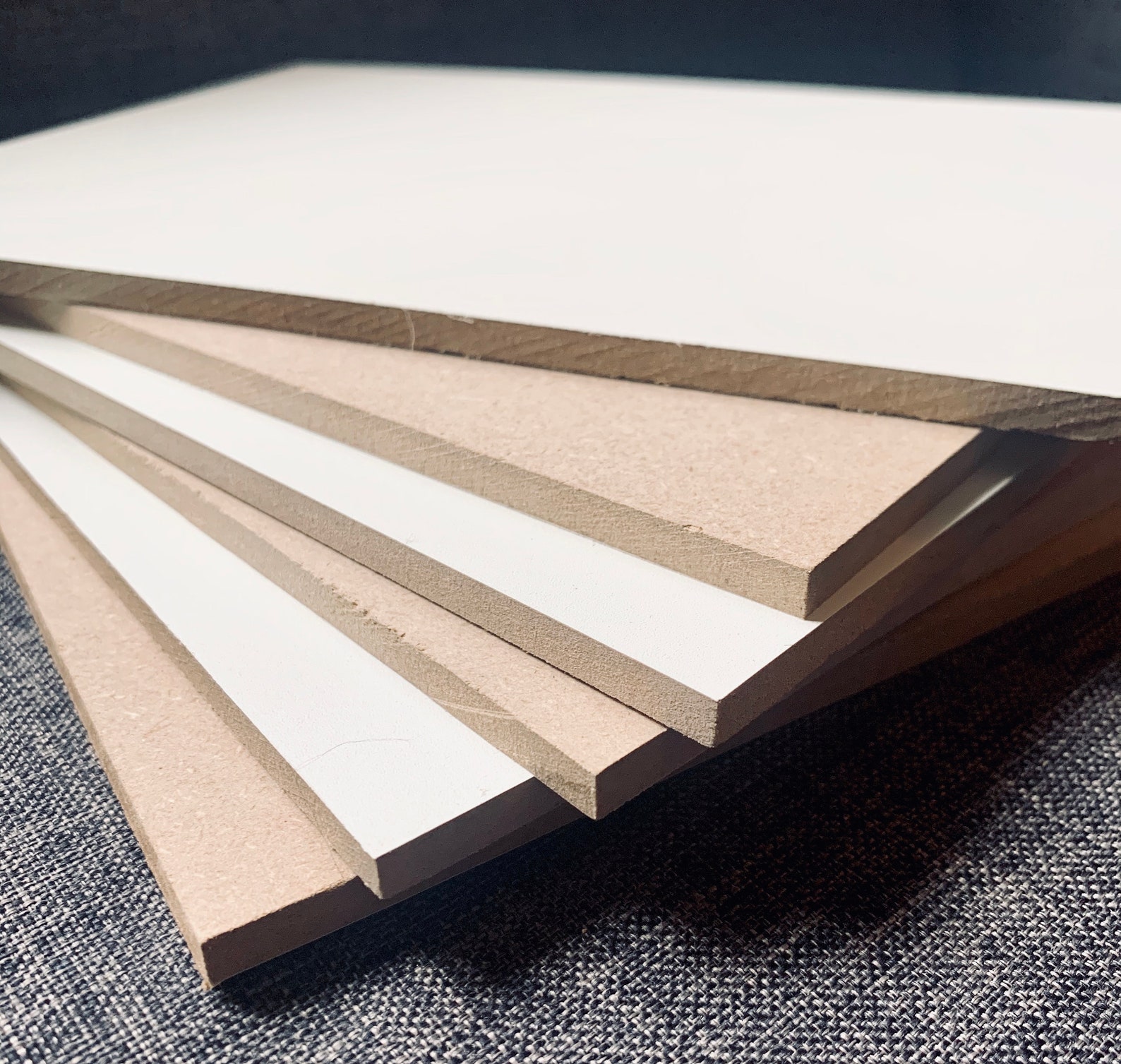 1/4 MDF White Finish 1side 22 Sheets Perfect for Etsy