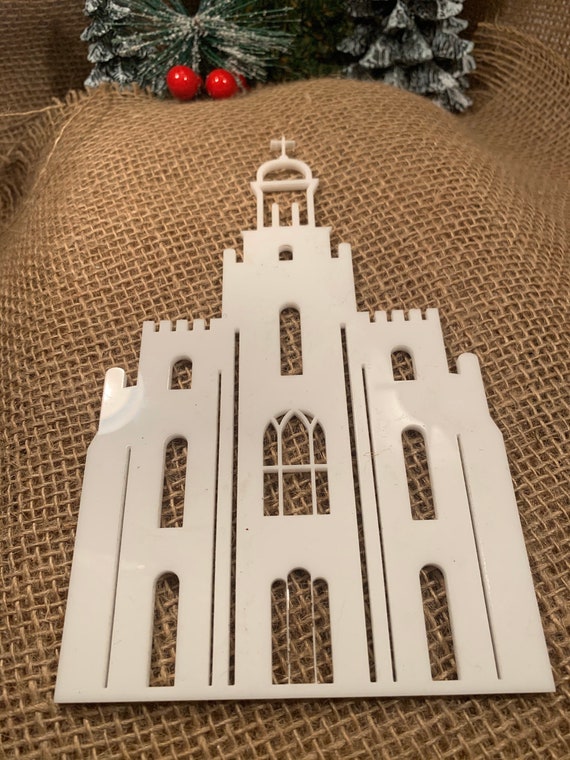 LDS Ornament Handcrafted to Become a Treasured Heirloom Choose Family Forever Laser Cut Hardwood. Any Temple or Customize