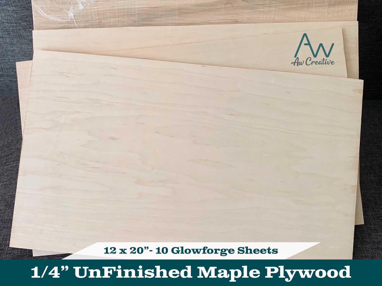 1/4 Maple Plywood 6mm 10 Sheets Laser Cut Etsy