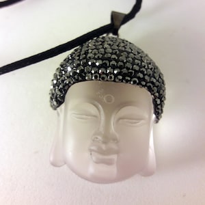 I&#39;M HOI - Amethyst Buddha Pendant with silk cord