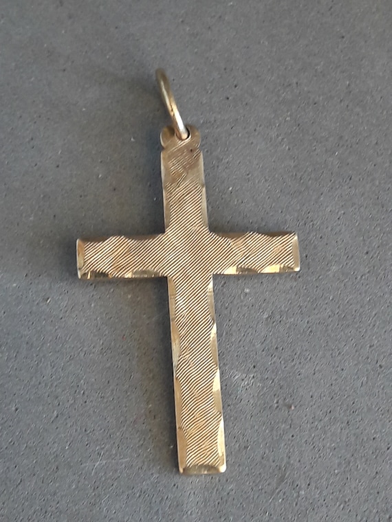 14K Gold Cross - image 1