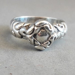 I&#39;M HOI - Zina Diamond Square 925 Sterling Silver Ring Size 8