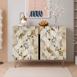 Modern Wooden Storage Cabinet, Contemporary Accent Furniture, Entryway Storage Credenza, Home Bar Liquor Cabinet, She Shed Furniture