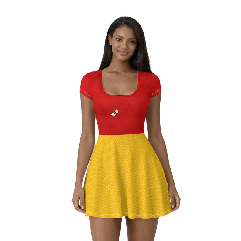 Winnie-the-Pooh Inspired Women’s Active Dress With Built‑In Shorts, Athleisure Character Wear image 11