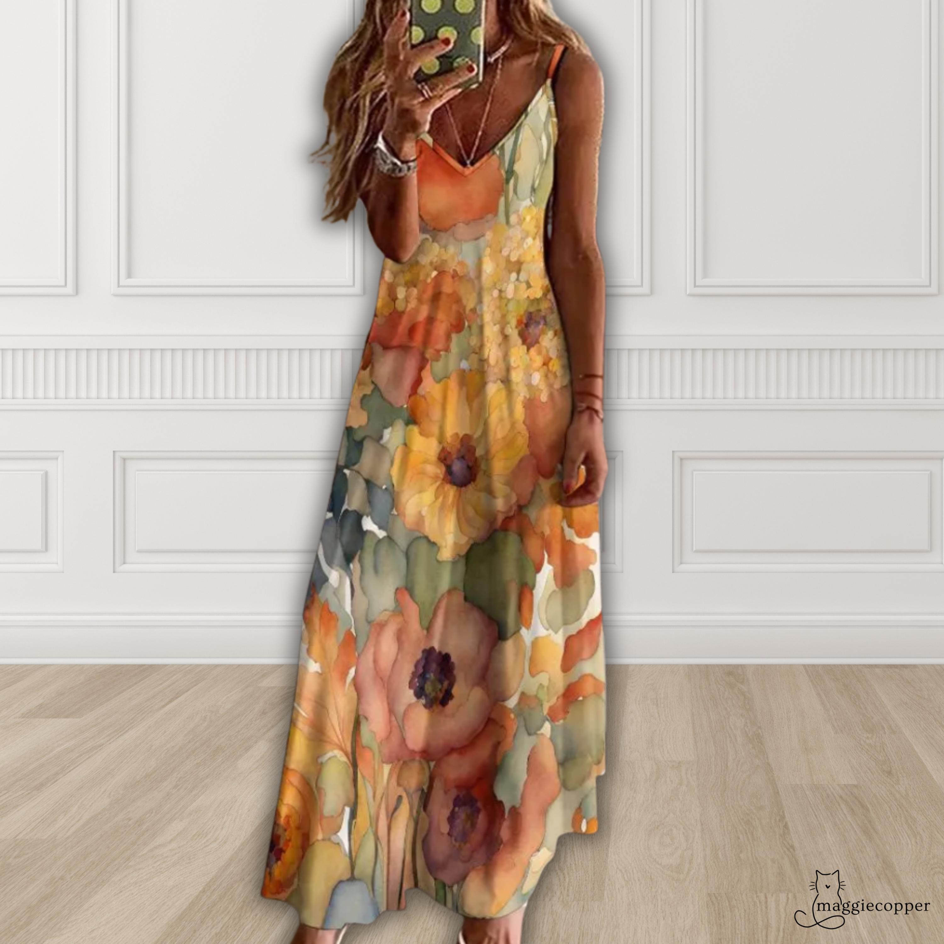 Fall Garden Party Dress - Etsy
