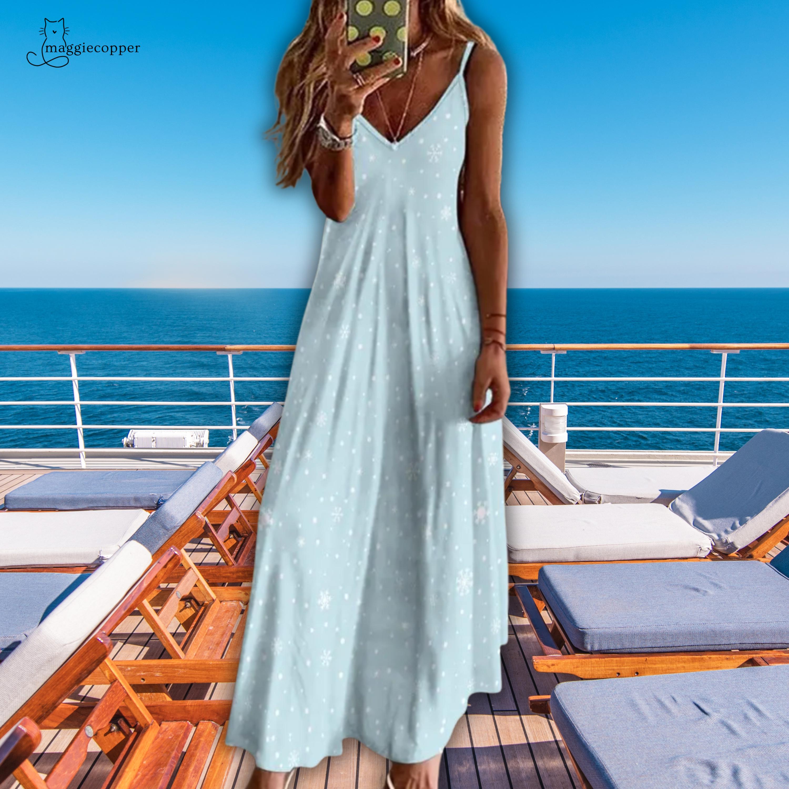 women's light blue winter princess dress with snowflakes Ice Dress, Inspired Adult Princess Character Costume, Winter Theme Gown, Pastel Snowflake Maxi This item is designed traditional High-Low Trapeze Formal Dress: Head size:XXL - US 7 7/8 - 24 3/4 in - 62.9 cm