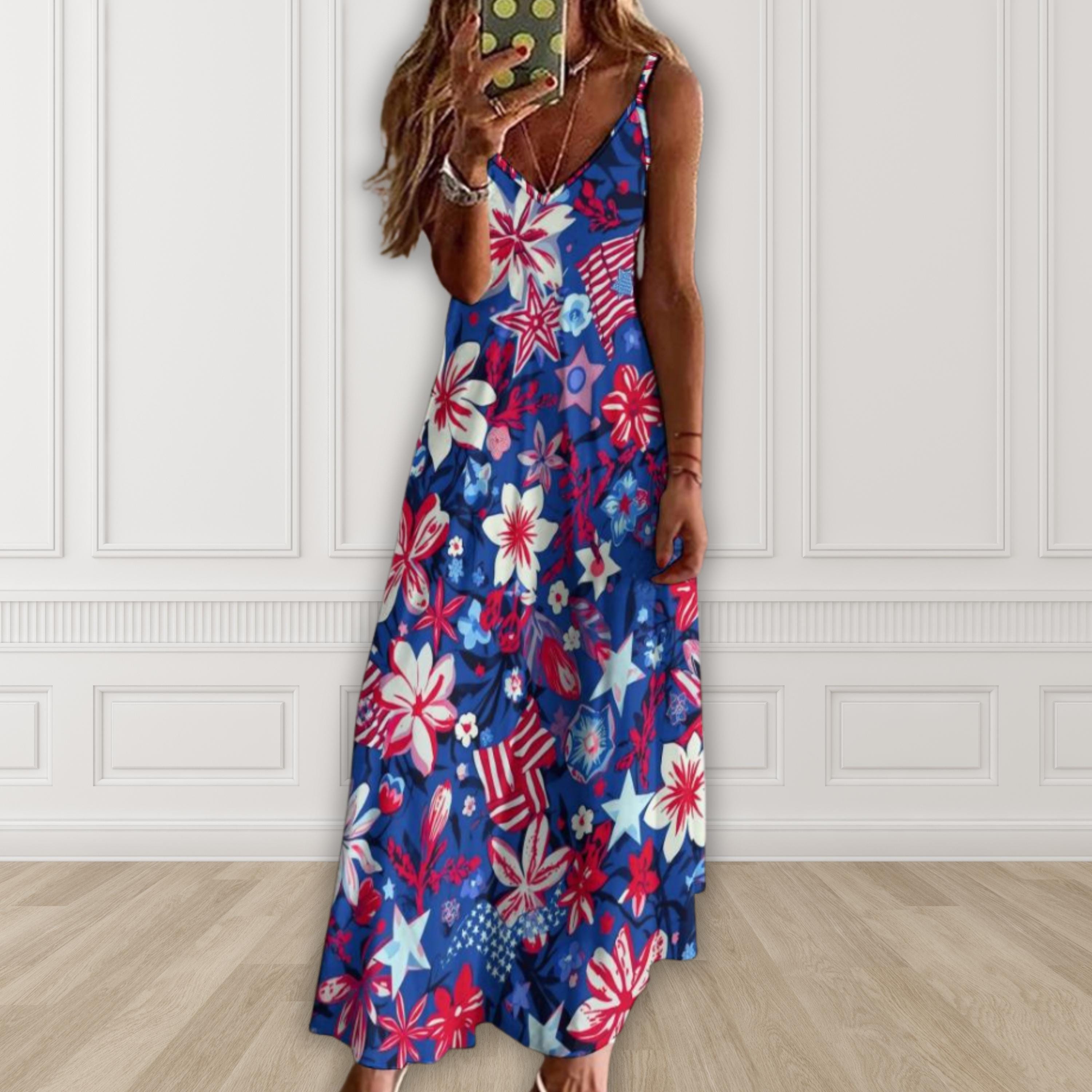 4th of July Maxi Dress - Etsy 4th of July Maxi Dress - Etsy