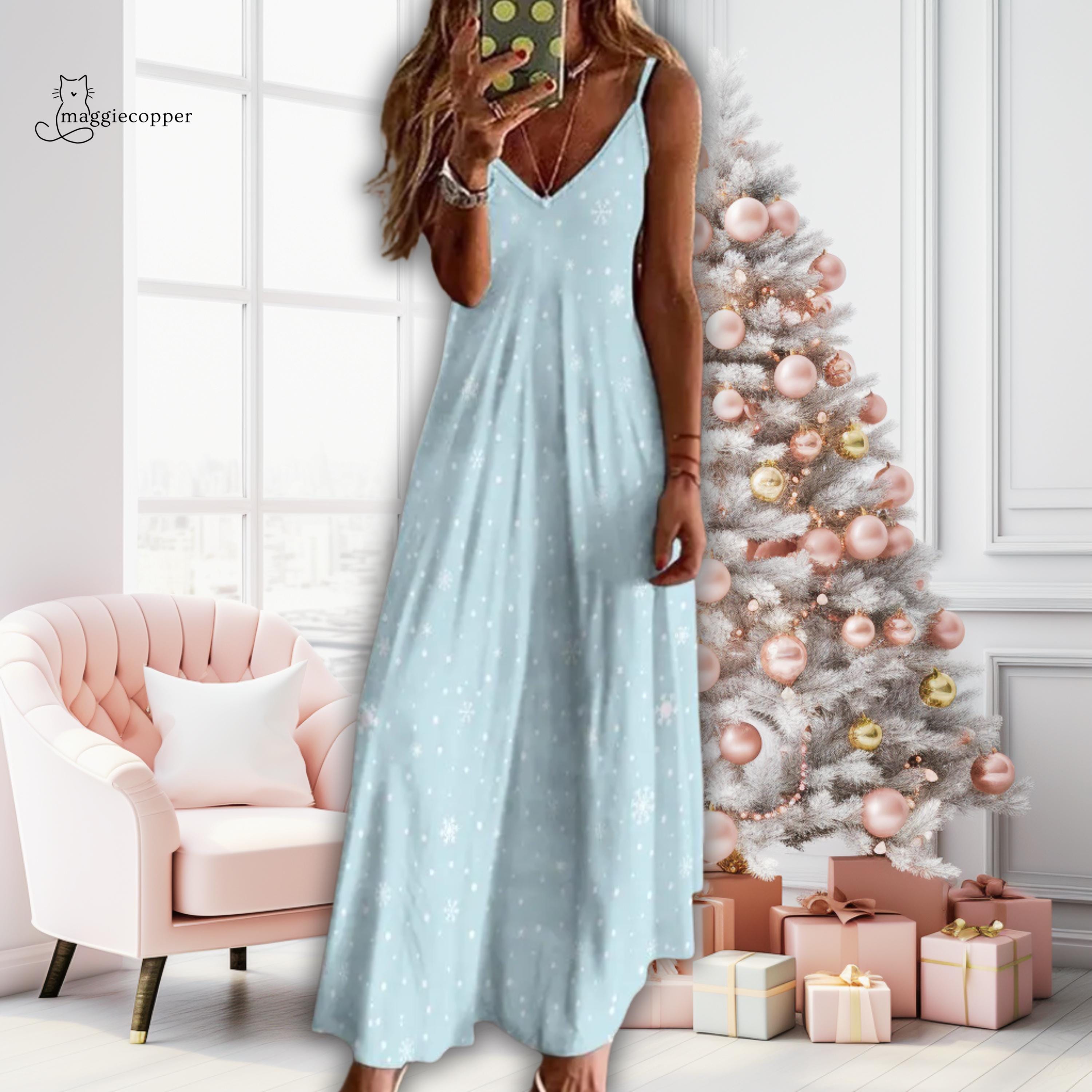 women's light blue winter princess dress with snowflakes Ice Dress, Inspired Adult Princess Character Costume, Winter Theme Gown, Pastel Snowflake Maxi This item is designed traditional High-Low Trapeze Formal Dress: Head size:XXL - US 7 7/8 - 24 3/4 in - 62.9 cm