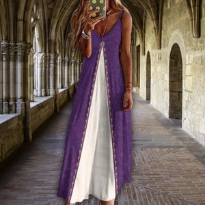 chinese dress ladies Mother Of The Bride's Purple Off Shoulder Dress main image 1