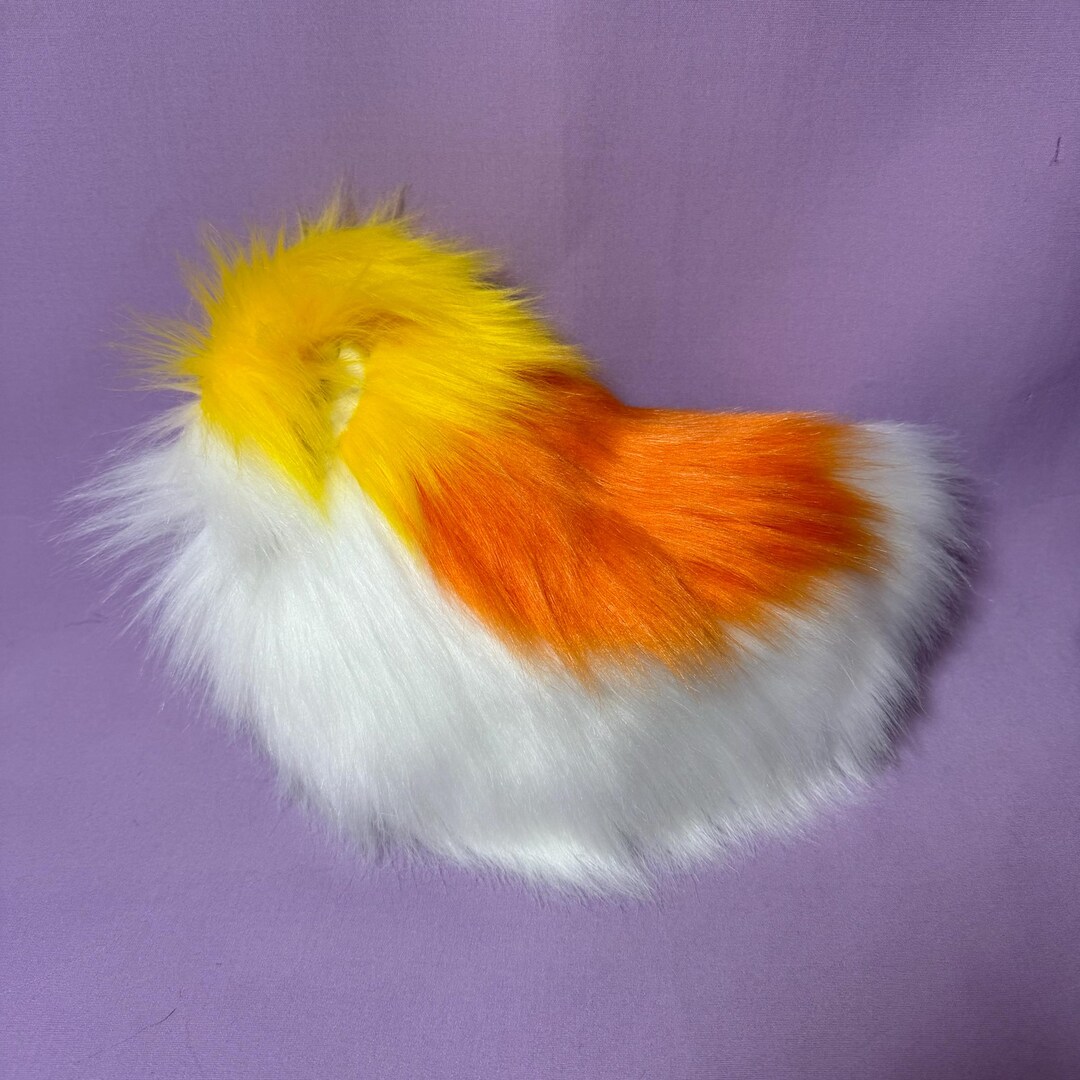 Candy Corn Nub Fursuit Tail - Etsy