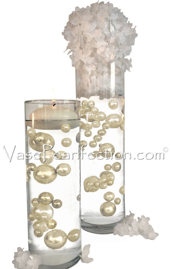 Orange Pearls Jumbo//Assorted Sizes for Vase Decorations