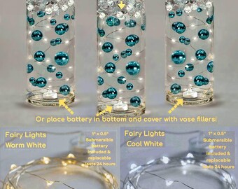 150 perline galleggianti per vasi, senza foro, perline per vasi, decorazione per la casa e matrimoni, 8/14/20 mm, argento