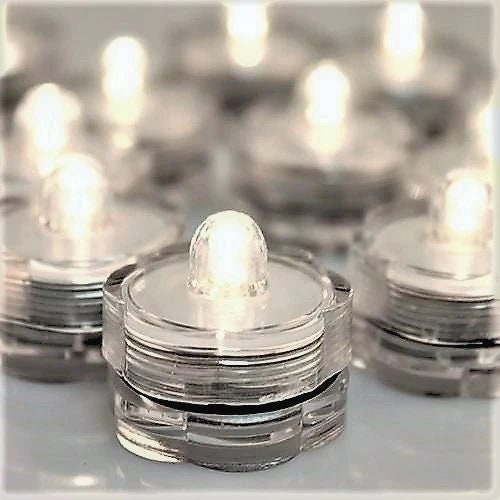 Led waterproof tea lights warm white deals
