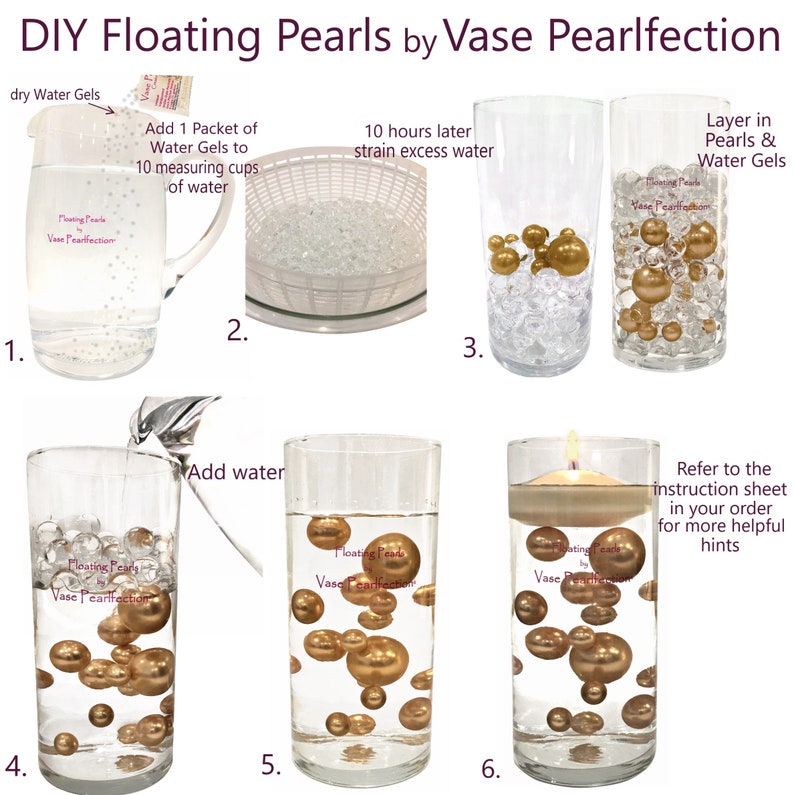 JumboAssorted Sizes Vase Decorations and Table Scatters 120 No Hole Red /& White Pearls with Matching Sparkling Gem Accents