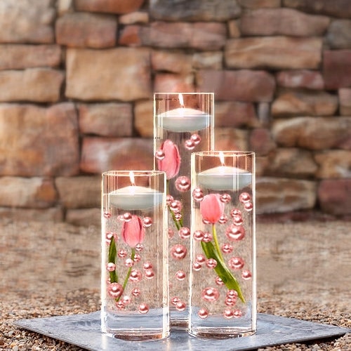 1 GL Floating Rose Gold Pearls With Water Gels and Kit for Etsy