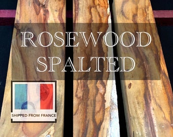 ROSEWOOD SPALTED, Blancs rares pour l’artisanat, le travail du bois, les bois précieux. Actions françaises