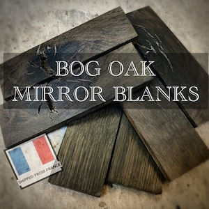 BOG OAK, Fumed Oak, Mirrored Wooden Blanks, Crafting, Woodworking, Precious Wood.