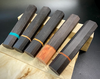 Wa-Griffrohling für Küchenmesser, japanischer Stil, aus exotischem Holz. Basteln.