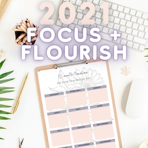 2021 Goals Chart for Teens, Tween Goals, Teen Goals Chart, Responsibility Goals, Goal Chart Printable, Editable PDF, Instant Download
