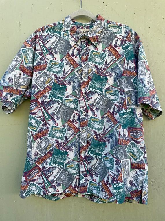 Hawaiian vintage Cooke st. Button up