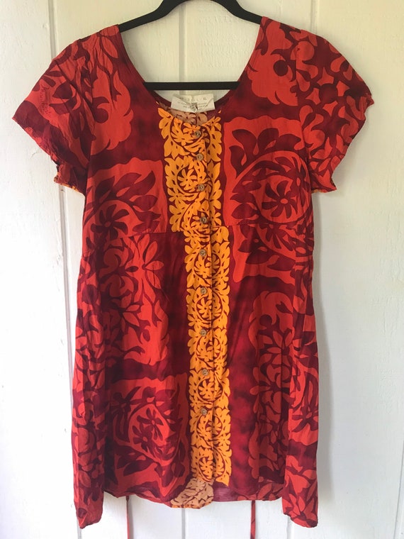 Manuhealii button up dress