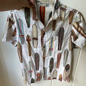 Bishop st. Young mens surfboard button up