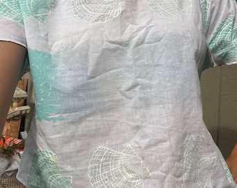 Vintage seashell shirt