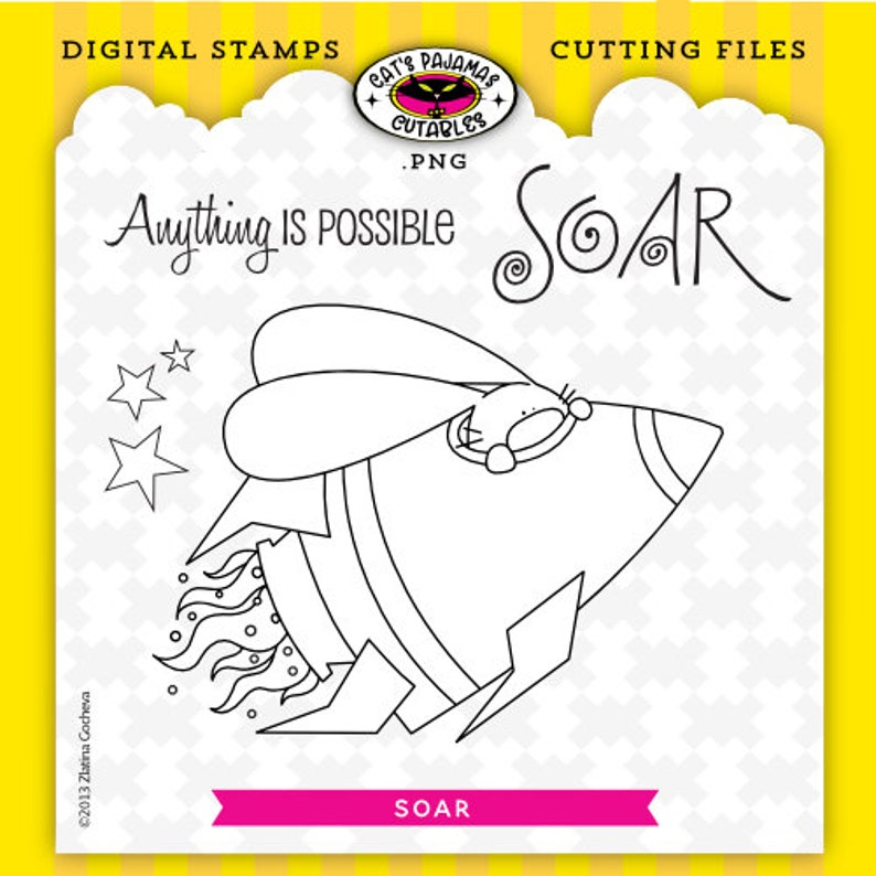 Soar Digital Stamp image 1