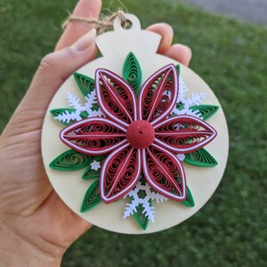 Christmas Ornaments /Quilled Ornaments/Art Paper/Handmade