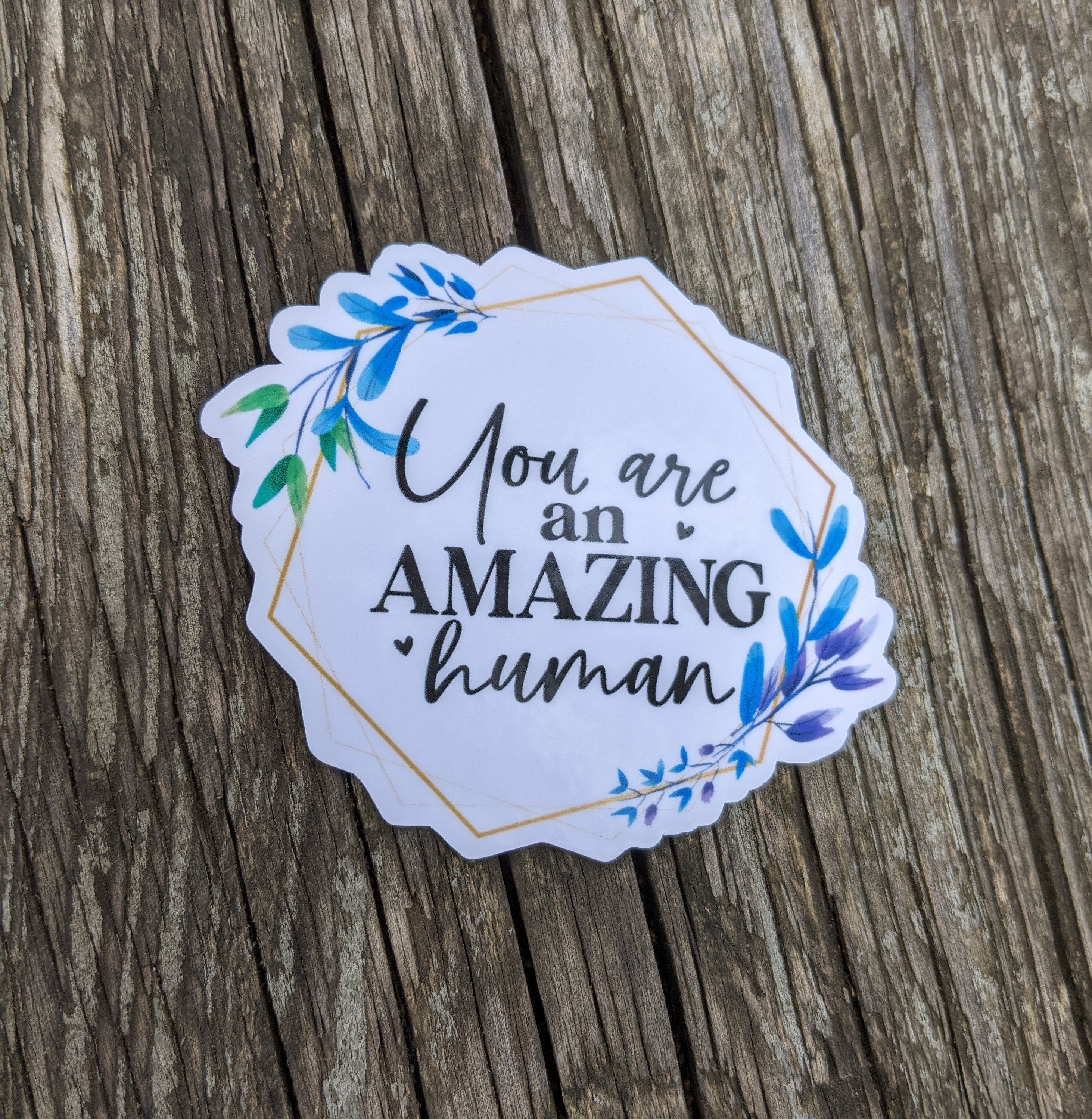 Human Vinyl Sticker - Encouragement Decal - Etsy