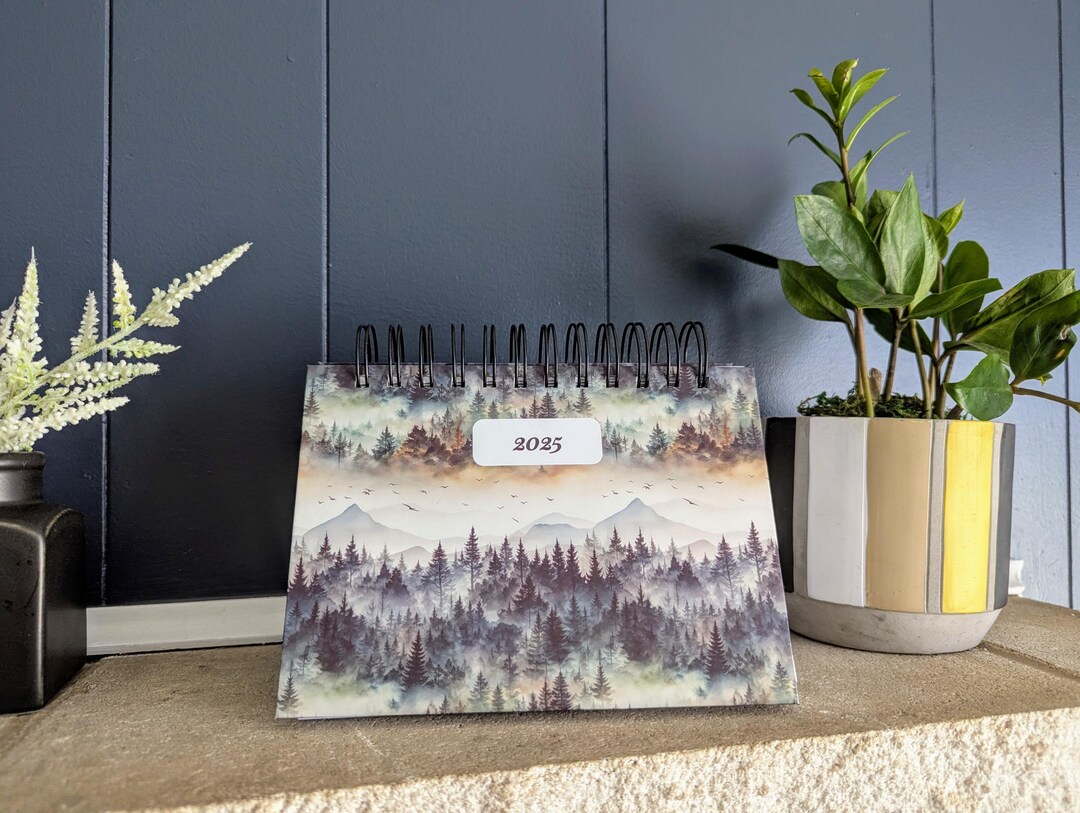 2025 2026 Daily Desk Planner Minimalist 5x7 Schedule Organizer Etsy