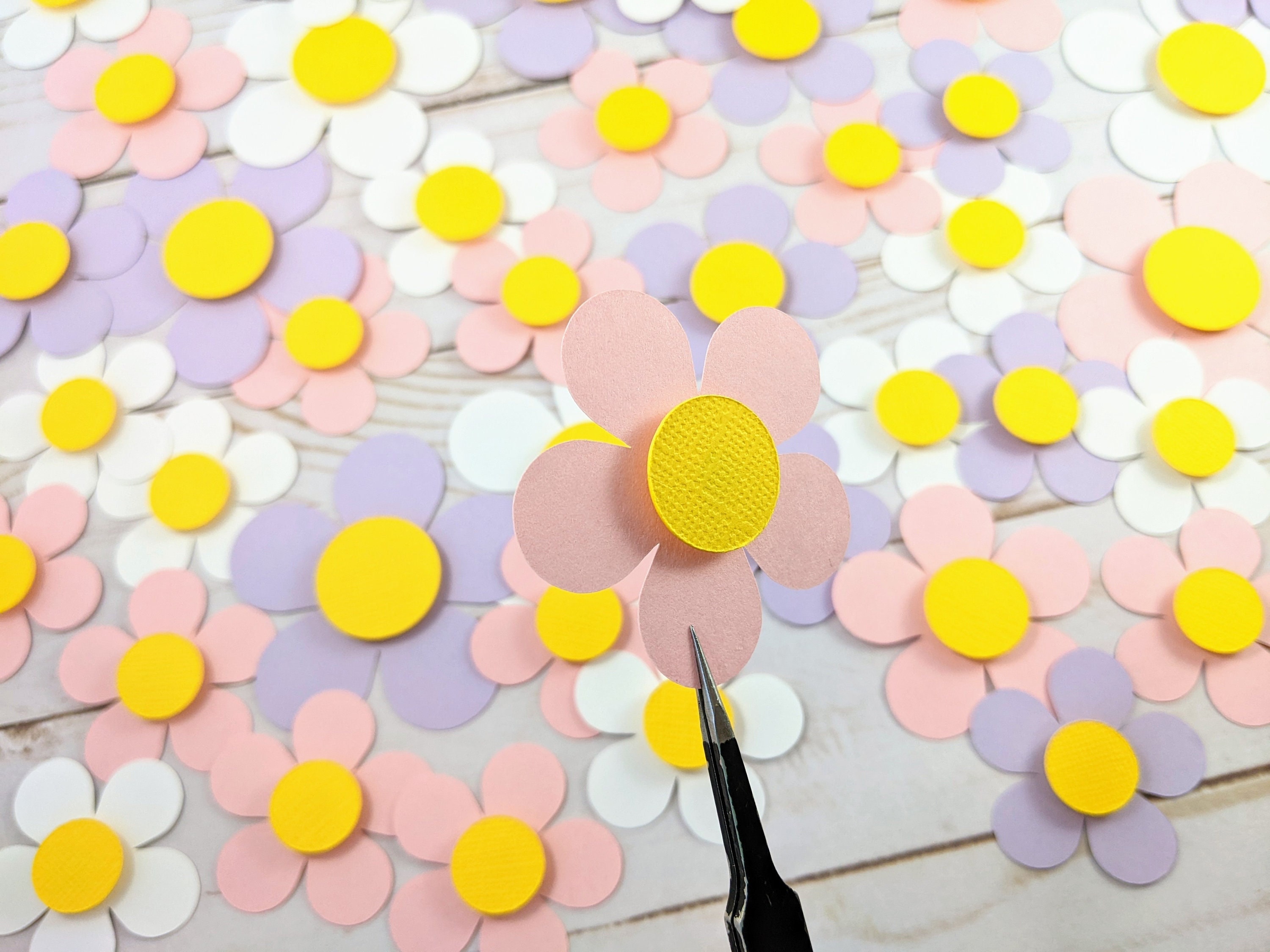 Groovy Flower Confetti Boho Confetti Groovy Birthday Table Scatter Groovy Birthday Party Decorations Party Decorations Die