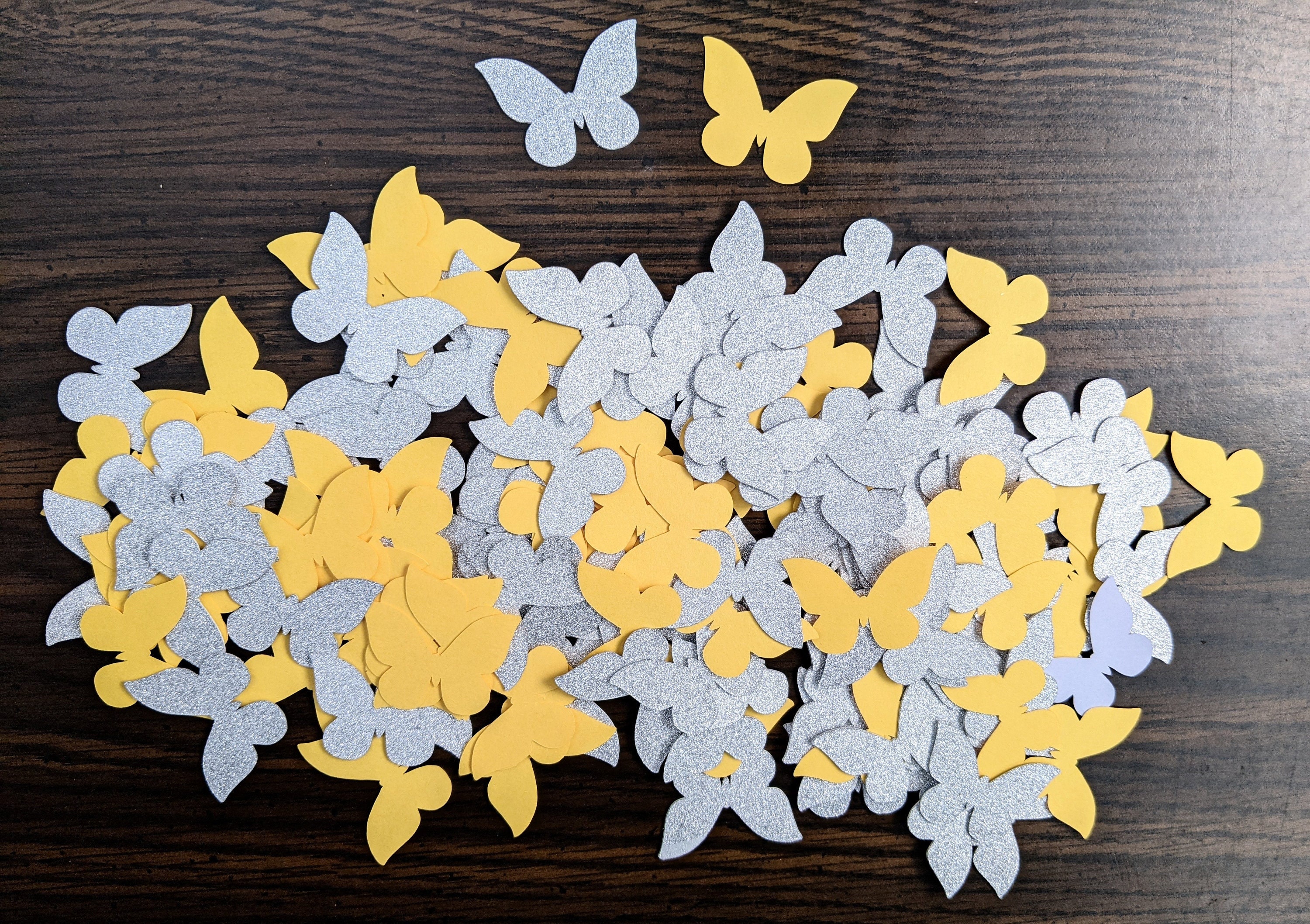 Set of 1000 Personalized Butterflies Confetti Die Cut Butterflies Baby Shower Confetti Butterflies for Scrapbook Butterflies